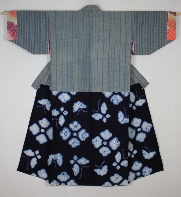 古布 木綿　藍染め 横手絞り　着物 　Japanese Antique Textile cotton   indigo Yokote-Shibori some_c0325097_20124199.jpg