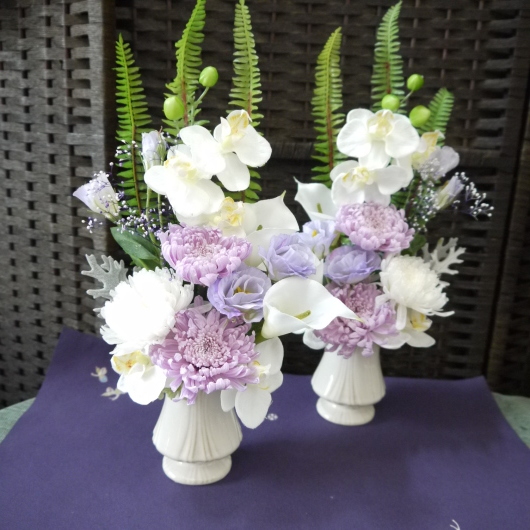 百貨店川徳本店・6階セレモニーコーナー仏花展示販売_a0123133_17340073.jpg