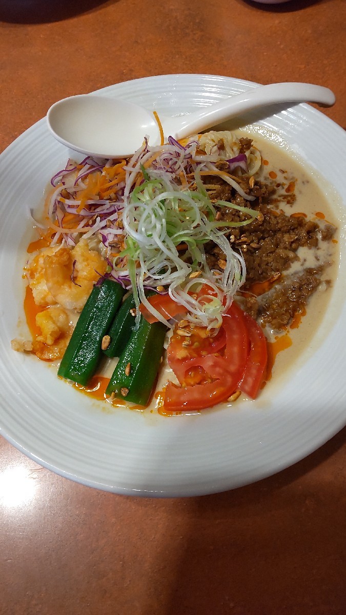 バーミヤン 9品目豆乳冷やし担担麺 中華丼 C ｂ ケーキバイキング ベーグルな日々