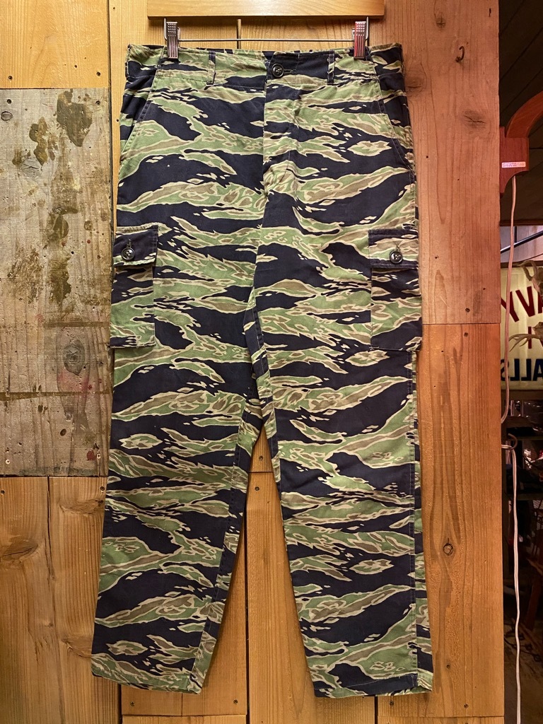 米軍本物ベトナム戦争グリーンリーフ迷彩パンツ1968年官給品s/Rサイズ