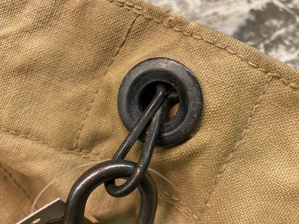 US military COAL BAG 米軍　実物 U.S.MILITARY CANVAS COAL BAG - 古着屋 ｜ mushroom