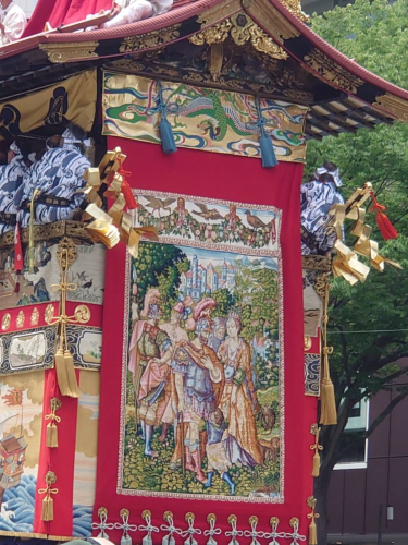 龍村製 祇園祭之図 タペストリー 山鉾巡行が帰ってきた！ | 京都スケッチ