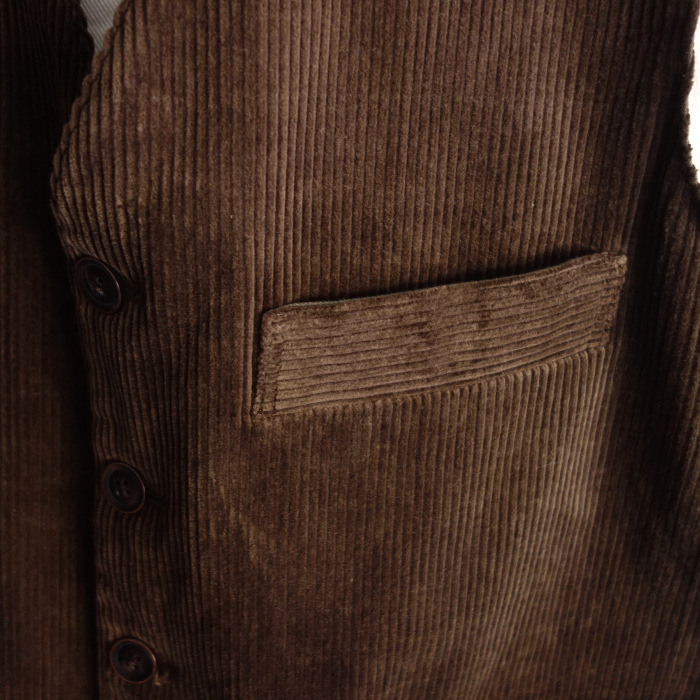 9月の製作予定 / classic farmers corduroy vest_e0130546_15495144.jpg