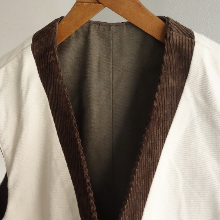 9月の製作予定 / classic farmers corduroy vest_e0130546_15541562.jpg