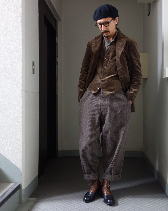 9月の製作予定 / classic farmers corduroy vest_e0130546_16050606.jpg
