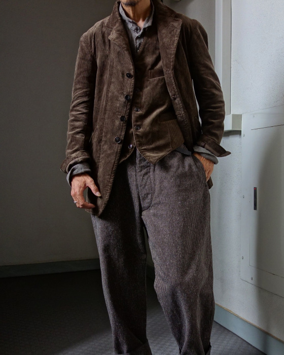 9月の製作予定 / classic farmers corduroy vest_e0130546_16060826.jpg