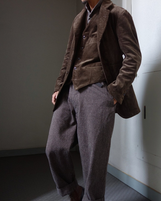 9月の製作予定 / classic farmers corduroy vest_e0130546_16062525.jpg