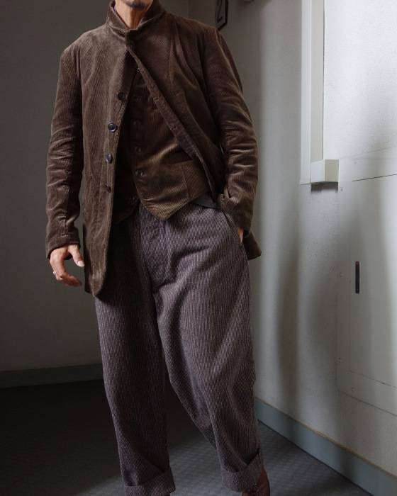 9月の製作予定 / classic farmers corduroy vest_e0130546_16064975.jpg