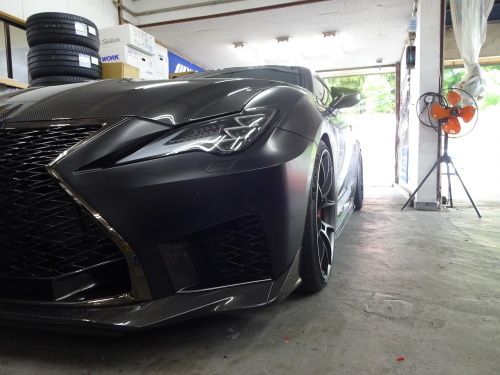 LEXUS RC Fの鍛造ホイール＆車高調取り付け♪ : Macchinaの公式