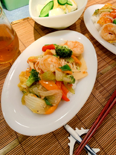 おうちごはんレポ* 無限砂肝、酢豚もどきw、TJ餃子、中華丼風w_c0063182_08032245.jpg