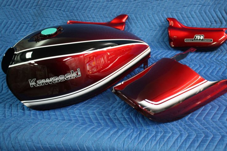 バイク用ペイント缶【カワサキ ゼファー750 ZEPHYR】キャンディ