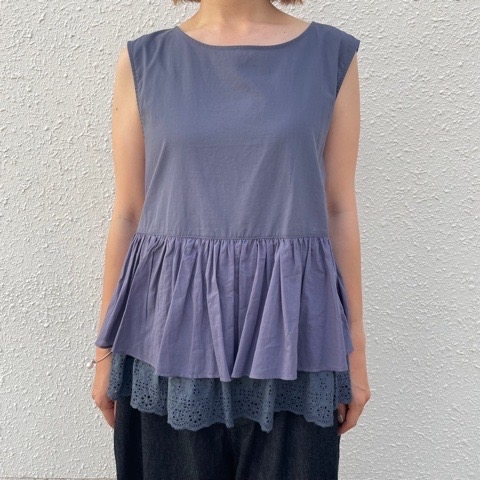 bulle de savon 』3ren tiered ブラウス : l'atelier du savon