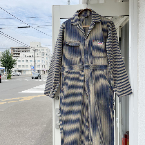 60s BIG MAC　ブラウンヒッコリー　つなぎ 50s USA製 BIG MAC ブラウン ヒッコリー ストライプ つなぎ 40R