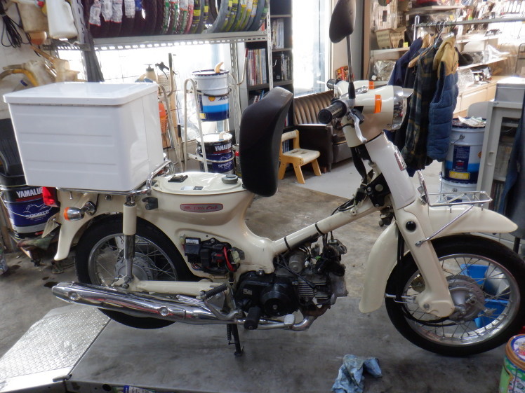 リトルカブFI車 フューエルポンプ交換。 : モーターヘッド サイクル