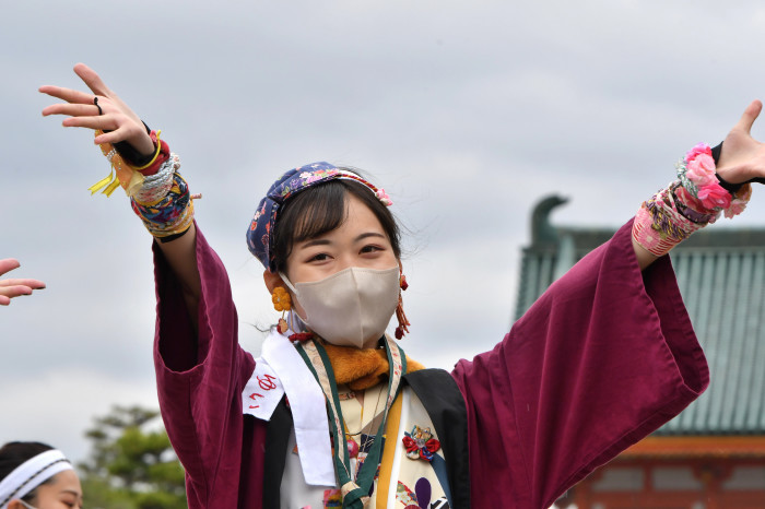 京都さくらよさこい22 12 楽鬼 祭りバカとは俺の事 仮