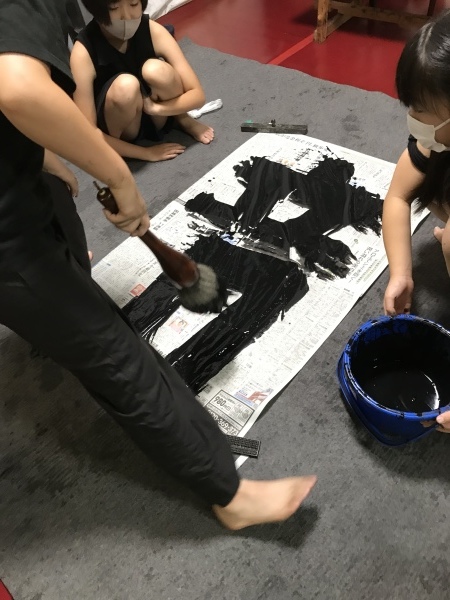 夏休み大字書講習１日目　午前の部_d0168831_09263734.jpeg