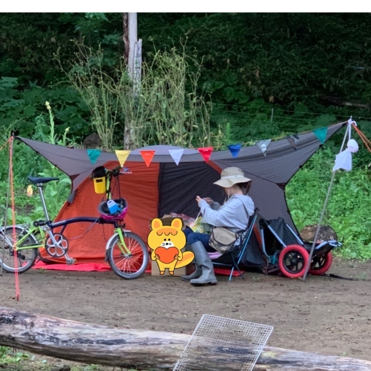 自転車でキャンプへ行こう！in八剣山ワイナリー焚き火キャンプ場2022に行って来ました！_d0197762_23173348.jpg
