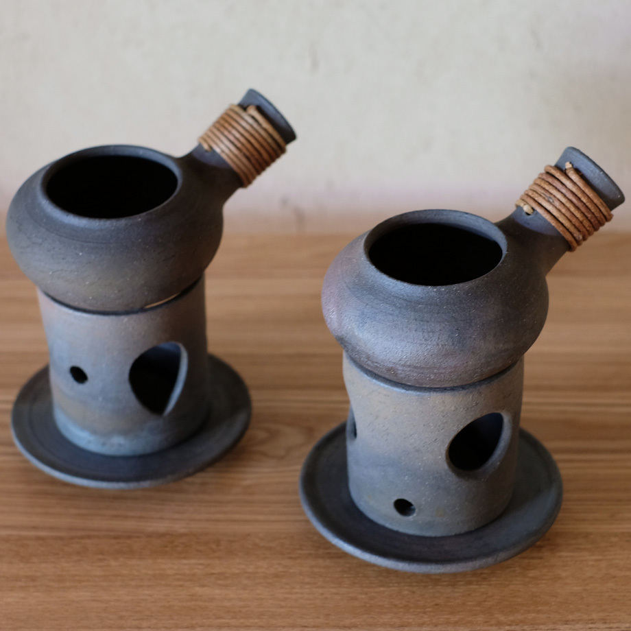 山崎さおり　茶香炉　ミニ焙烙　作家物　茶道具 山崎さおり 茶香炉 ミニ焙烙 作家物 茶道具