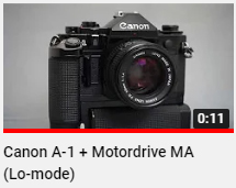 【作動品】Canon A-1 モードラ2個レンズ2個セット　キャノン　電池12本 A-1 - キヤノンカメラミュージアム