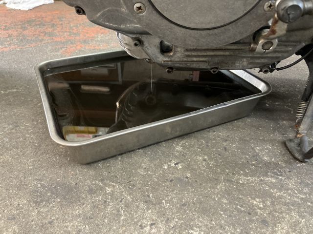 TW200 カスタム Y様号 オイルキャッチタンク装着!_a0164918_18214226.jpg