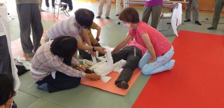 山の応急手当講習会_c0218841_17355233.jpg