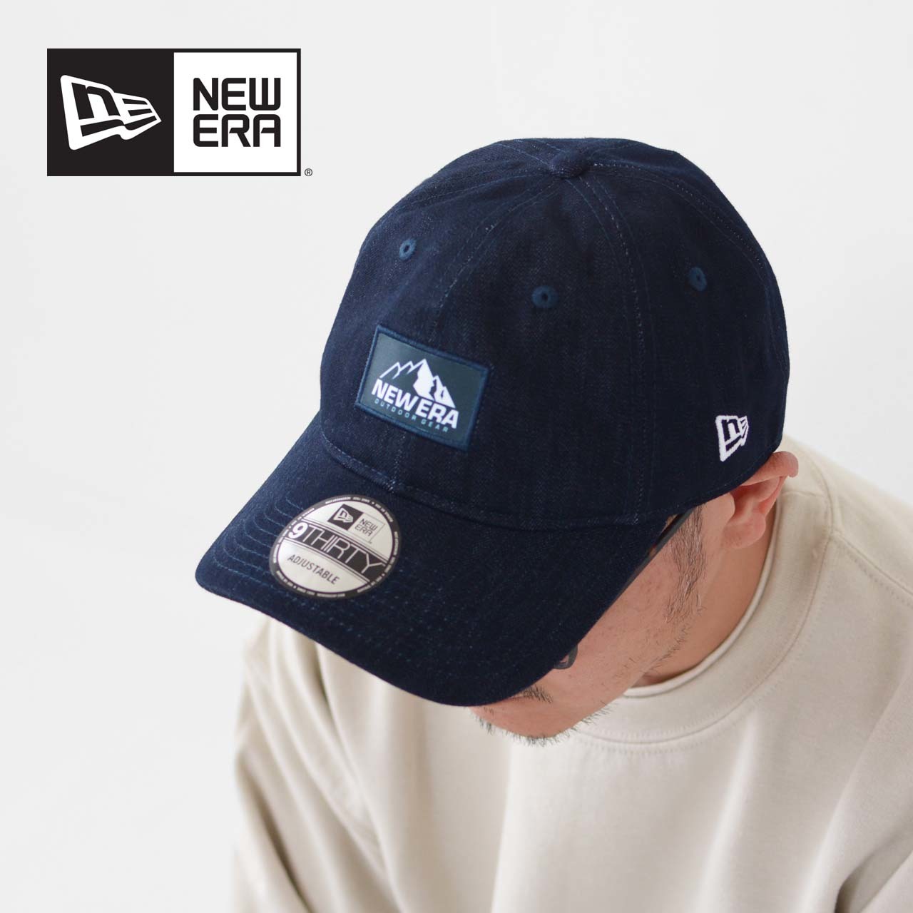 NEW ERA [ニューエラ] OUTDOOR 9THIRTY SHELTECH DENIM LABEL CAP [13058937]_f0051306_11323372.jpg