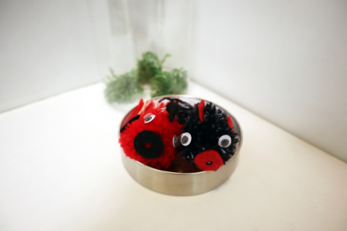 季節レク ~ ポンポン金魚のモビール作品③ ~_e0222340_14321367.jpg