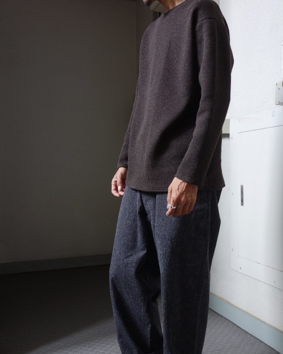 10月の製作予定 / DA wool quartergauge longsleeve_e0130546_12544194.jpg