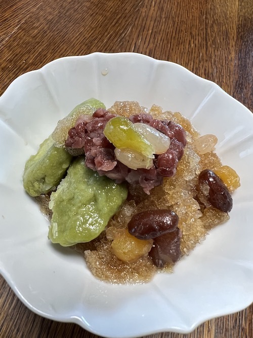じゃらんの8月はミントティーのかき氷と白玉に。_a0191183_23024985.jpeg