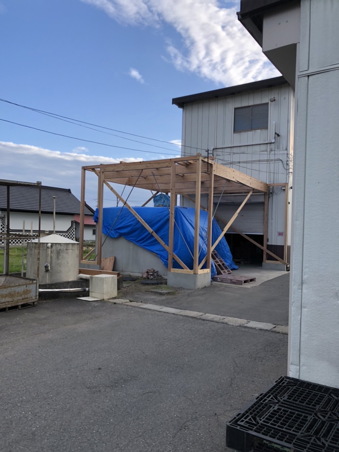 浅沼醤油店様　黒川工場改修工事　進行中です。_f0105112_04272580.jpg