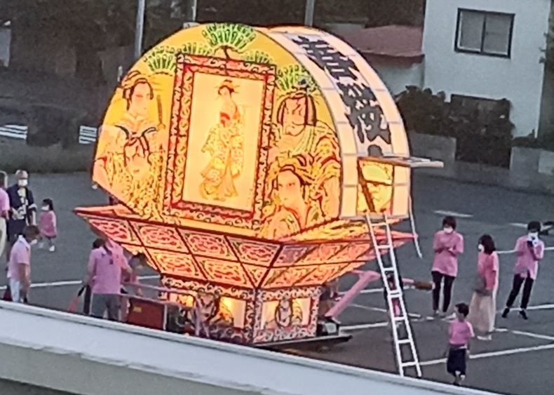 職員室からねぷた_b0219649_19031989.jpg