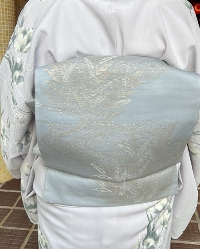 上七軒ビアガーデン・楊柳の着物に自作の素敵な帯留。_f0181251_17174633.jpg