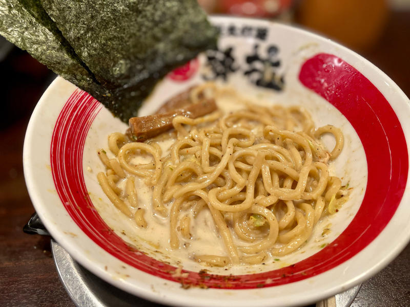 【すっかり稲毛に定着】自家製太打麺 勢拉 ~特製油そば・麺大盛_b0008655_07324093.jpg