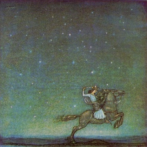 星降る夜空の挿絵:Rackham,Bauer,Dulac,Nielsen_c0084183_21250032.jpg