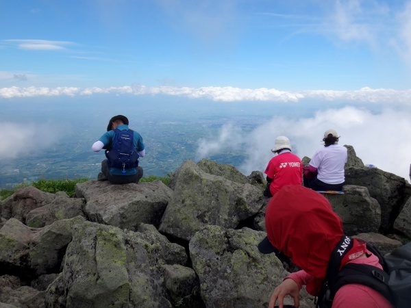 初めての岩木山 山頂_a0136293_17053559.jpg