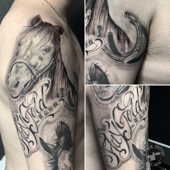 馬＊競馬＊競走馬＊staygold＊ : 2FACE TATTOO STUDIO JAPAN 千葉県