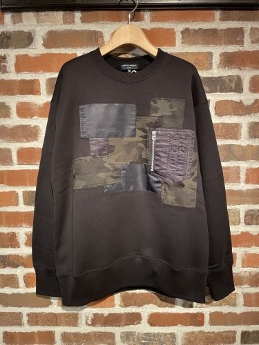 COMME des GARCONS HOMME パッチワークスウェット S COMME des GARCONS HOMME パッチワークスウェット