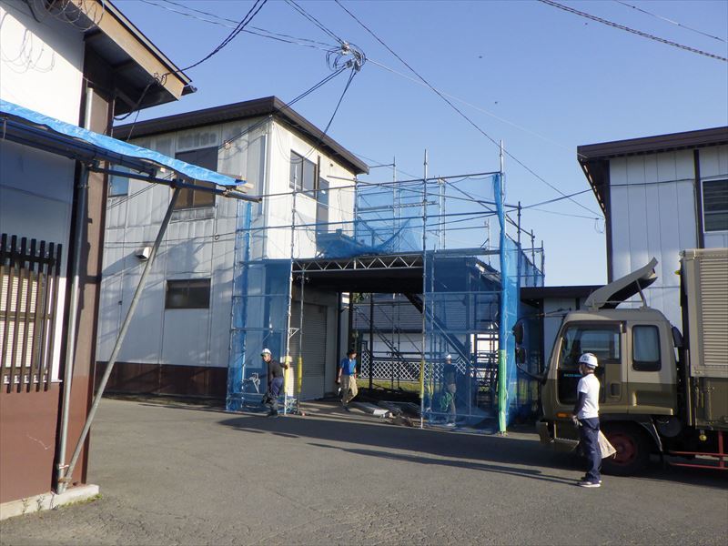 浅沼醤油店様　黒川工場改修工事　進行中です。_f0105112_04223457.jpg