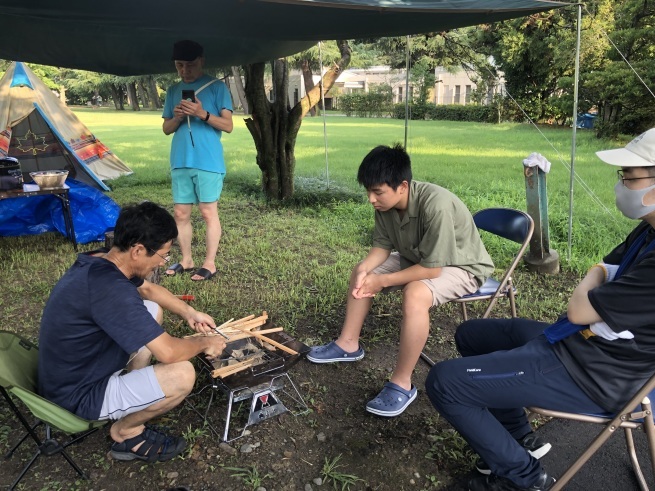 たこ焼きキャンプ☀家族で夏休み　２日目レポート_d0238083_18355404.jpg