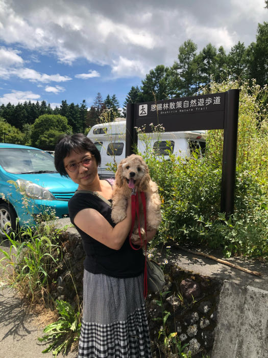 子犬さんの初遊歩道さんぽ_b0067012_15100177.jpg