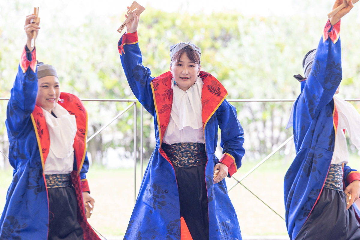 讃岐よさこい in 瀬戸大橋記念公園 ふくびじん その1_a0077663_18033389.jpg