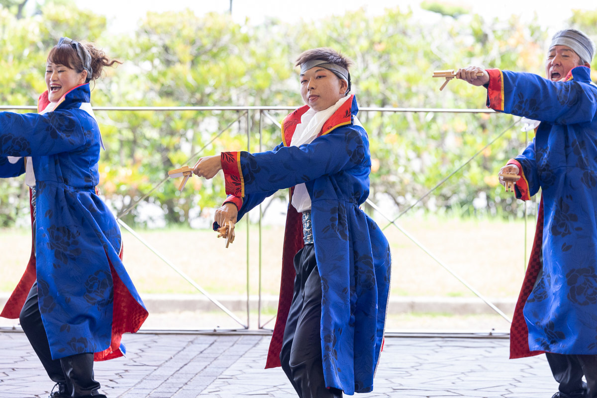 讃岐よさこい in 瀬戸大橋記念公園 ふくびじん その1_a0077663_18033401.jpg