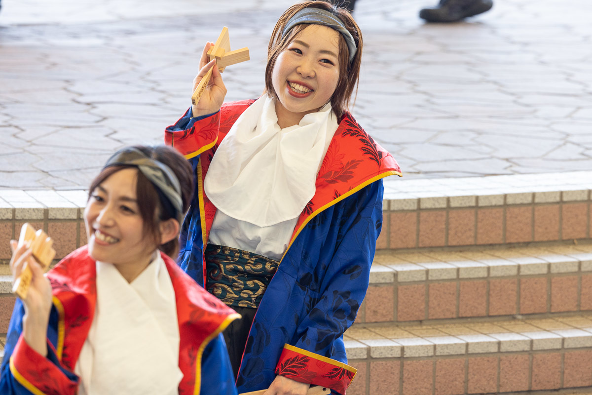 讃岐よさこい in 瀬戸大橋記念公園 ふくびじん その1_a0077663_18033418.jpg