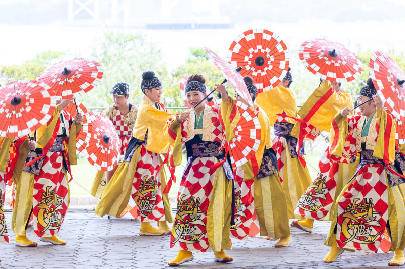讃岐よさこい in 瀬戸大橋記念公園 浜っ鼓★弾★DAN その2_a0077663_18135527.jpg