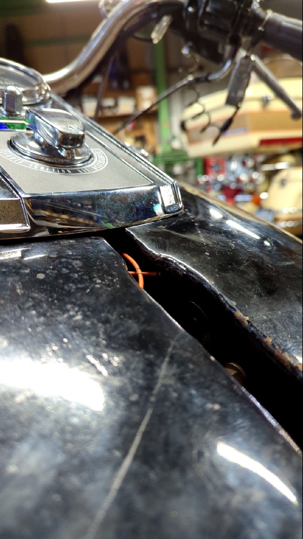 FLH進行中古いメーター : MackiesCustomCycles日記 FLH進行中古いメーター : MackiesCustomCycles日記