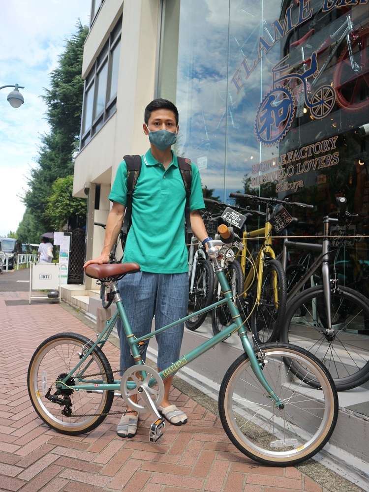 8月14日　渋谷　原宿　の自転車屋　FLAME bike前です_e0188759_17544042.jpg