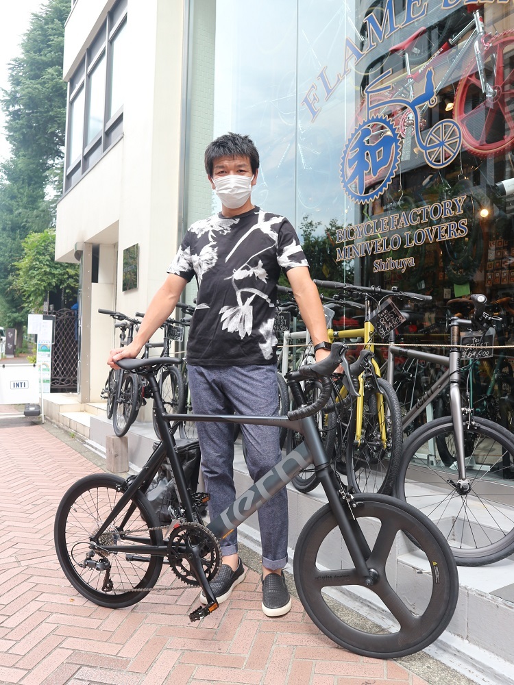 8月14日　渋谷　原宿　の自転車屋　FLAME bike前です_e0188759_17544209.jpg