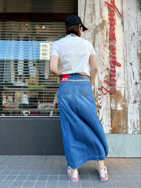 「DIESEL ディーゼル」新作Aラインデニスカート入荷です。_c0204280_18000940.jpg
