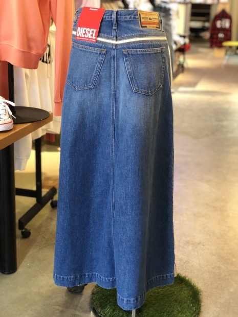 「DIESEL ディーゼル」新作Aラインデニスカート入荷です。_c0204280_18335489.jpg