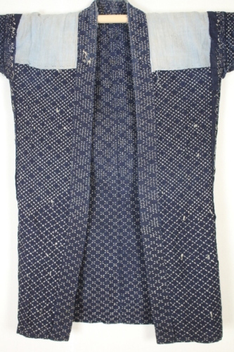 古布 木綿　藍染め 刺し子 　Japanese Antique Textile indigo cotton silk thread Sashiko_c0325097_14503455.jpg